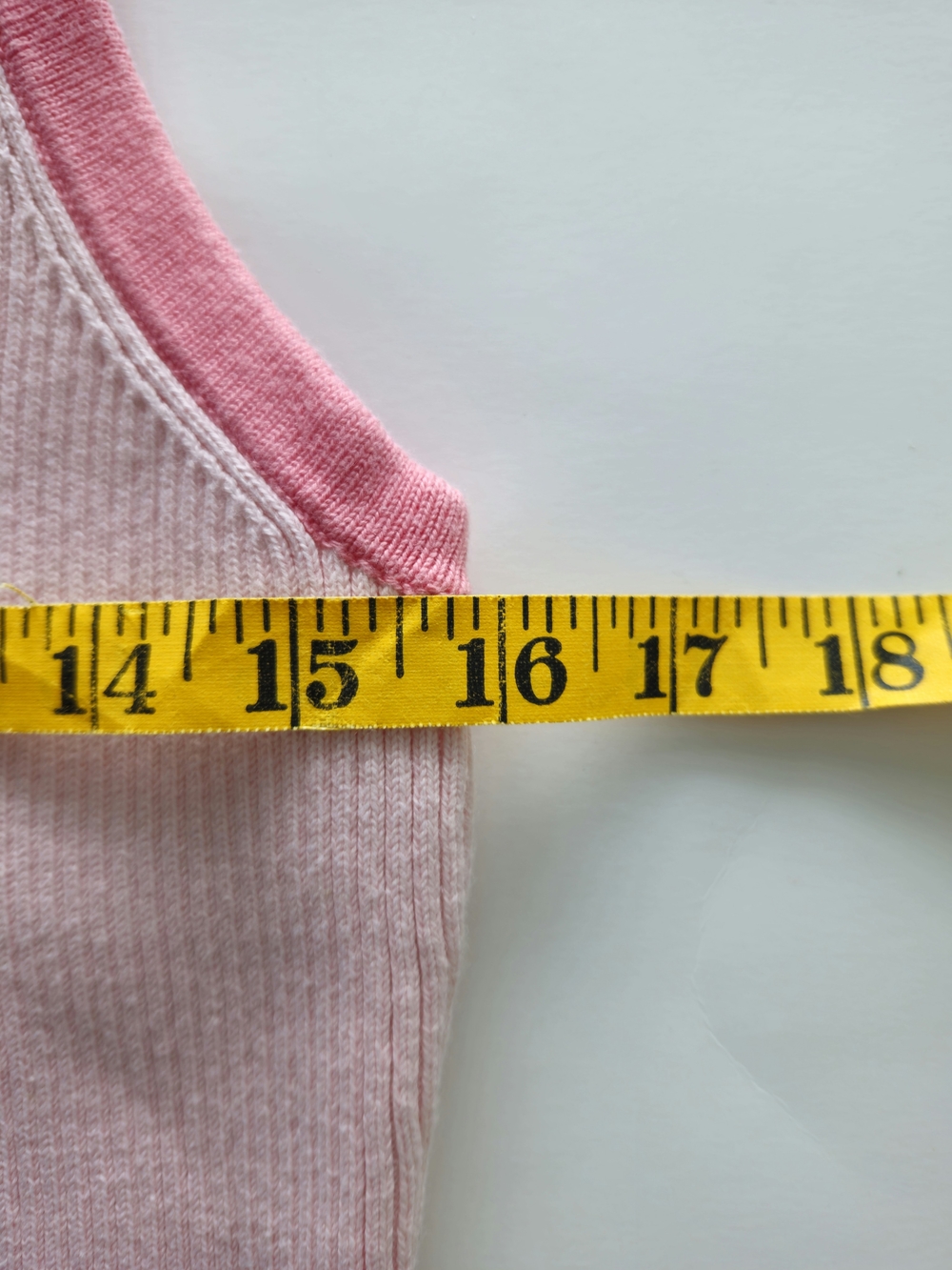 Pink Ribbed Button-Front Sweater Cardigan With Matching Tank Top - Picture 11 of 12